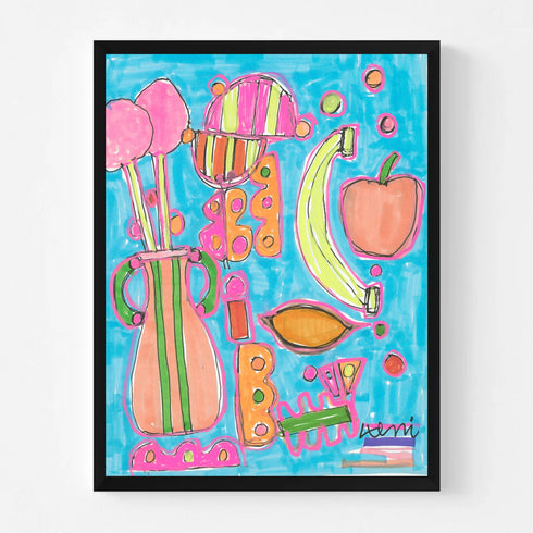 Poolside Art Print