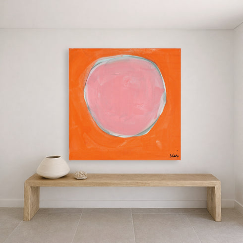 Dot - Bubblegum Clementine Art Print