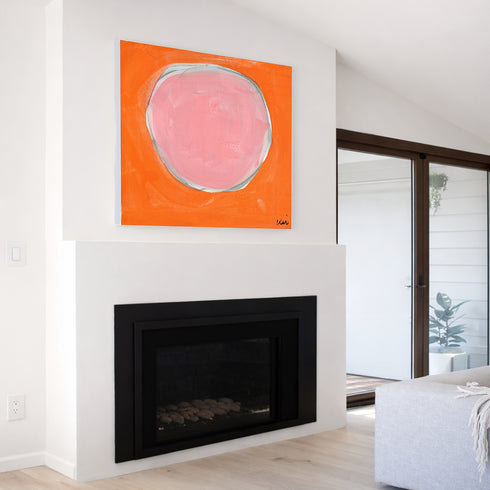 Dot - Bubblegum Clementine Art Print