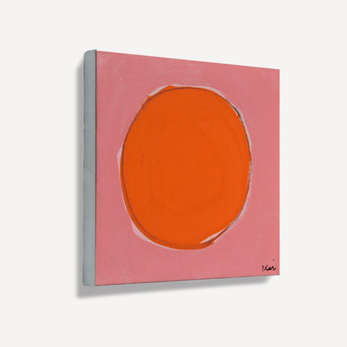 Dot - Bubblegum Poppy Art Print