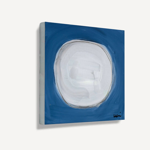 Dot - Dove Indigo Art Print