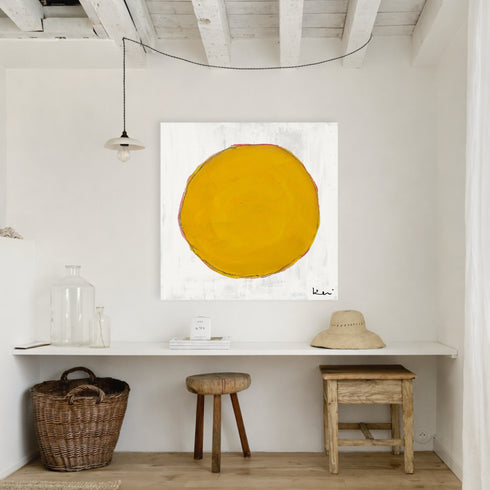 Dot - Sunflower Art Print