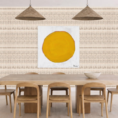 BF’S Ikat Taupe Wallpaper