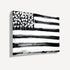 Love Has No Color black white canvas painting by Kerri Rosenthal - Unique artwork for your home