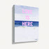 Love Is Here Beach Vertical Art Print