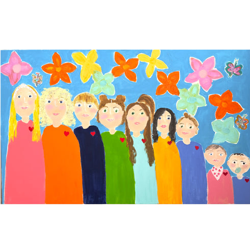 Commissioned Family Portrait By Kerri Rosenthal