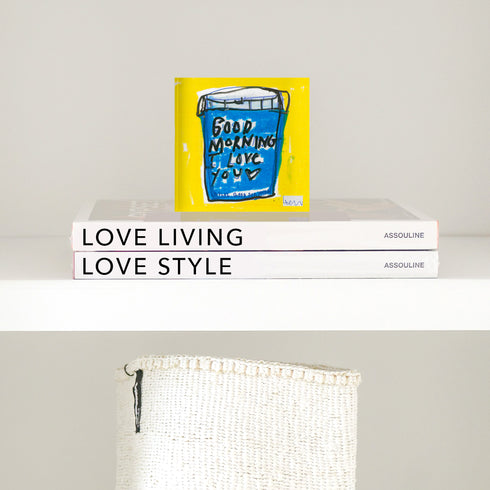 My First Love multicolor block of Love acrylic mini art - Shop cute unique gifts for loved ones by Kerri Rosenthal