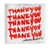 Thank You multicolor block of Love acrylic word mini art by Kerri Rosenthal - Shop cute unique gifts for art lovers or parties