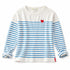 Artist long sleeve blue and white striped shirt in 100% cotton - Shop cute womens striped tee by Kerri Rosenthal
