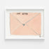 Sending You A letter cream art print by Kerri Rosenthal - Unique artwork for living room wall decor