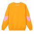 Ex-Boyfriend orange sweatshirt in 100% cotton terry - Shop women’s stylish heart sweatshirts by Kerri Rosenthal
