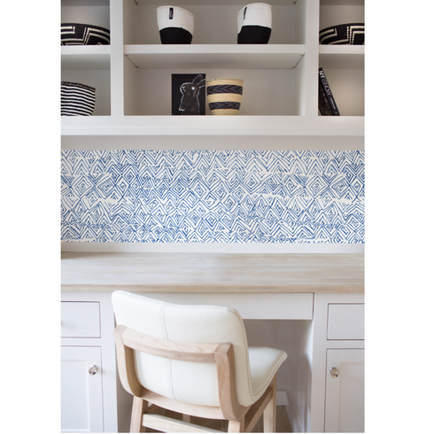 jayney indigo eco friendly wallpaper