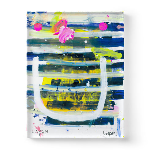 Laugh Lines Colorful Wall Art Print - Cute designer modern artwork by Kerri Rosenthal