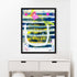 Laugh Lines Colorful Wall Art Print - Cute designer modern artwork by Kerri Rosenthal