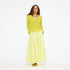 Summerland V-neck sweater lime green with lime green maxi skirt - Shop women's cute pullover sweaters by Kerri Rosenthal