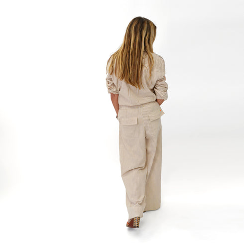 Beige beige pants women with pockets - Shop women's cute trouser pants by Kerri Rosenthal.