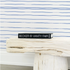 High quality white ground with blue stripe mr. sharpie wallpaper by kerri rosenthal - designer wall paper