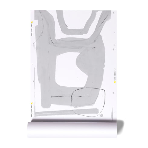 Trendy High quality white ground with grey mykonos eco-friendly wallpaper by kerri rosenthal - designer wall paper