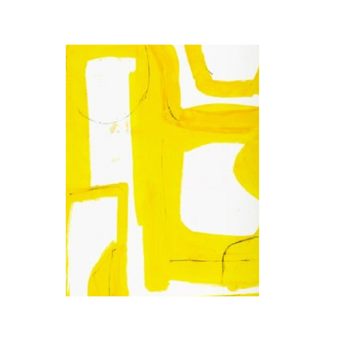 Trendy High quality white ground with yellow mykonos eco-friendly wallpaper by kerri rosenthal - designer wall paper