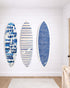 navy blue stripe and word art surfboard - Shop modern surfboards by Kerri Rosenthal