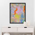 New Tomorrow colorful art print by Kerri Rosenthal - Unique artwork for living room wall decor