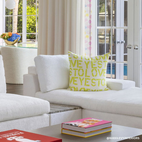 love citrine throw pillow - Perfect and cute throw pillows by Kerri Rosenthal for living room decor