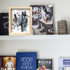 Perfect Mess Oak Shadow Box Art by Kerri Rosenthal - Unique artwork for living room wall decor