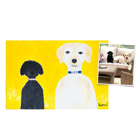 Commissioned Pet Portraits Paintings by Kerri Rosenthal