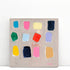 Pieces of Love Colorful Original Art Painting - Perfect abstract artwork for modern living room decor by Kerri Rosenthal