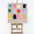 Pieces of Love Colorful Original Art Painting - Perfect abstract artwork for modern living room decor by Kerri Rosenthal