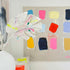 Pieces of Love Colorful Original Art Painting - Perfect abstract artwork for modern living room decor by Kerri Rosenthal
