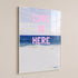 Love Is Here Beach Vertical Art Print
