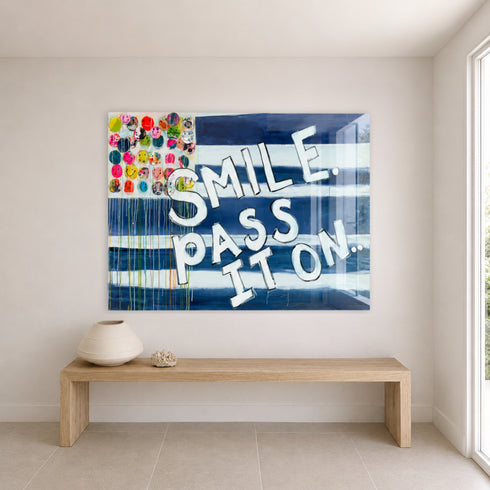 Smile Pass It On Art Print