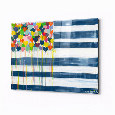 United States Of Love Flag Art Print