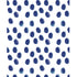Simple high quality white ground with indigo blue pops eco-friendly wallpaper by kerri rosenthal - designer wall paper