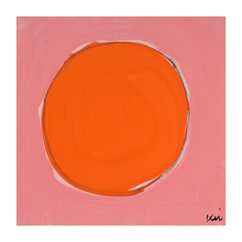 Dot - Bubblegum Poppy Art Print