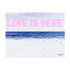 Love Is Here Beach Horizontal Art Print