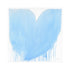 Vintage Blue Drippy Heart Art Print