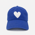 KR blue baseball cap hat in 100% cotton with an adjustable strap - Shop women's cute baseball cap hats by Kerri Rosenthal