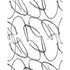 High quality Scribble black & white wallpaper by Kerri Rosenthal - designer wall paper for modern living room decor