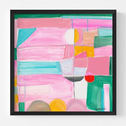 Shore Thing Art Print - Modern abstract original artwork contemporary wall art by Kerri Rosenthal