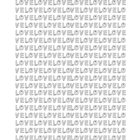 Trendy High quality white ground with black sketch In love wallpaper by kerri rosenthal - designer wall paper