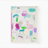 Some Spring Sunday colorful multi art print by Kerri Rosenthal - Unique artwork for living room wall decor