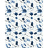 Trendy and unique High quality Indigo blue splat eco friendly wallpaper by kerri rosenthal - designer wall paper