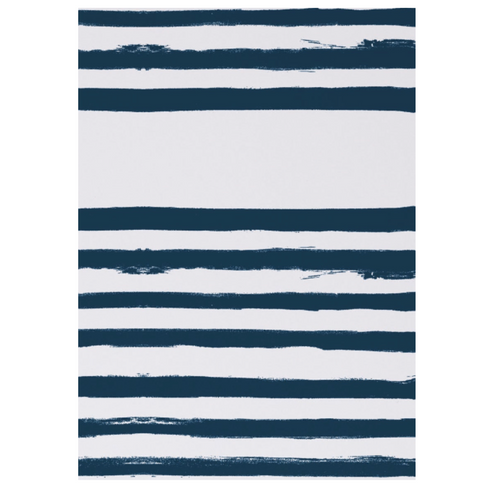 Stripe On Stripe Indigo Wallpaper