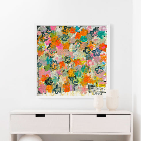 Sweet Nothings Art Print Artwork by Kerri Rosenthal - Perfect for modern living room wall decor