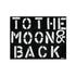 To The Moon and Back black white art print wall word art framed artwork by Kerri Rosenthal - Unique artwork for living room wall decor