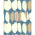 Unique Tulips Blue Wallpaper by Kerri Rosenthal - Designer wall paper for living room wall decor