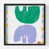 Tu Much colorful art print by Kerri Rosenthal - Unique artwork for living room wall decor