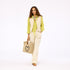 Coast sleeveless beige vest top in 100% cotton with palazzo pants - Shop women's cute vest tops & pants by Kerri Rosenthal